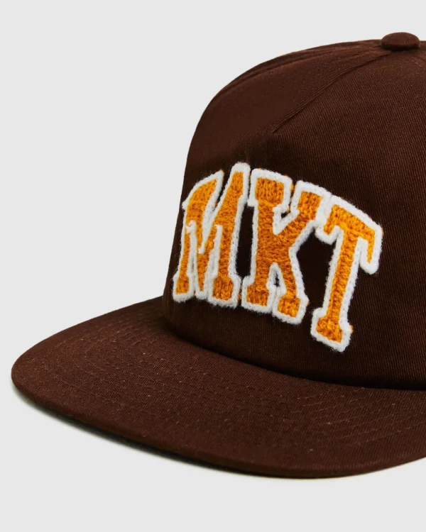 Clearance MARKET Mkt Arc 5 Panel Hat Acorn Brown