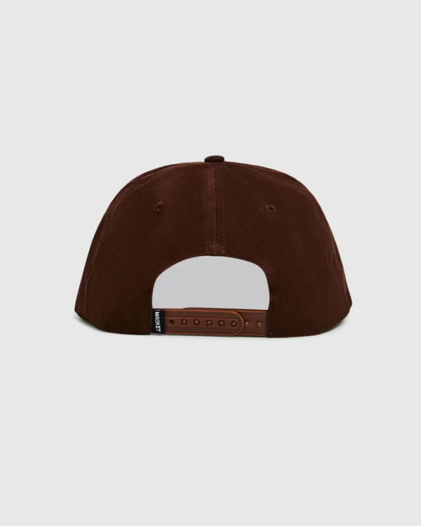 Clearance MARKET Mkt Arc 5 Panel Hat Acorn Brown