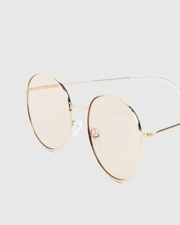 Outlet PETA AND JAIN Molly Sunglasses Gold/Peach