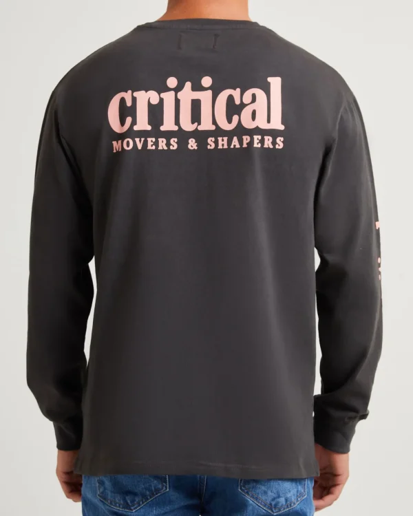 Store THE CRITICAL SLIDE SOCIETY Movers Long Sleeve T-Shirt Phantom Black