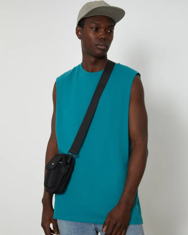 Cheap GENERAL PANTS CO. BASICS Muscle Tank Tee In Emerald