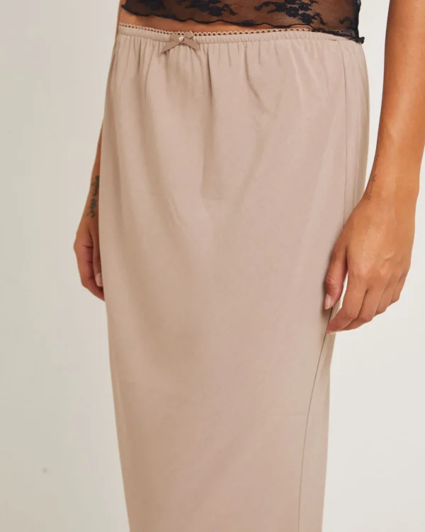 Clearance ALICE IN THE EVE Mya Sweetheart Maxi Skirt Stone