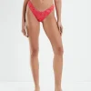 Shop CHARLIE HOLIDAY Mylo Bikini Briefs Tropical Floral Red