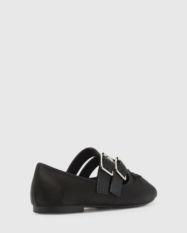 Discount THERAPY Mythos Ballet Flats In Black