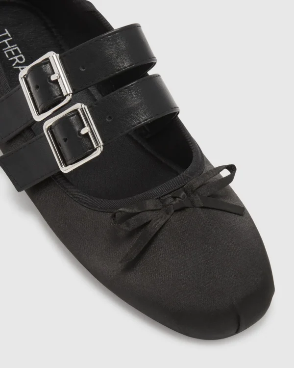 Discount THERAPY Mythos Ballet Flats In Black