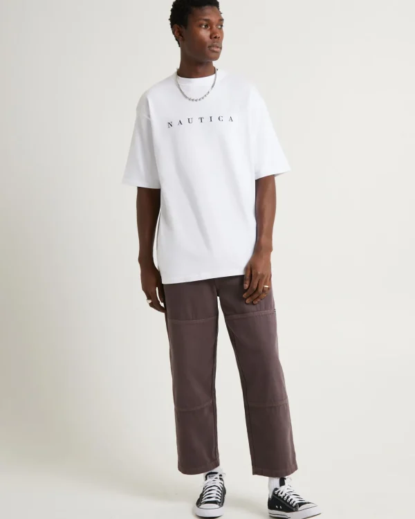 Discount NAUTICA Navigate Short Sleeve T-Shirt White