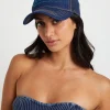 Outlet VON DUTCH Navy Stone Denim Trucker Cap