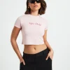 Fashion NEON HART Nepo Baby Tee In Pink