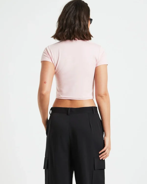 Fashion NEON HART Nepo Baby Tee In Pink