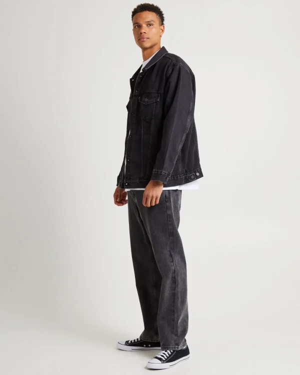 Cheap LEVIS New Relaxed Fit Trucker Superior