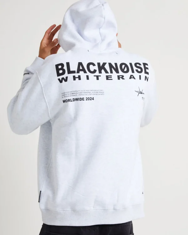 Outlet BLACK NOISE WHITE RAIN Night Hoodie