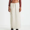 Flash Sale ALICE IN THE EVE Nikita Parachute Maxi Skirt Cream