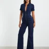 Discount INSIGHT Nikki Denim Maxi Boiler Suit Mid 90'S Blue
