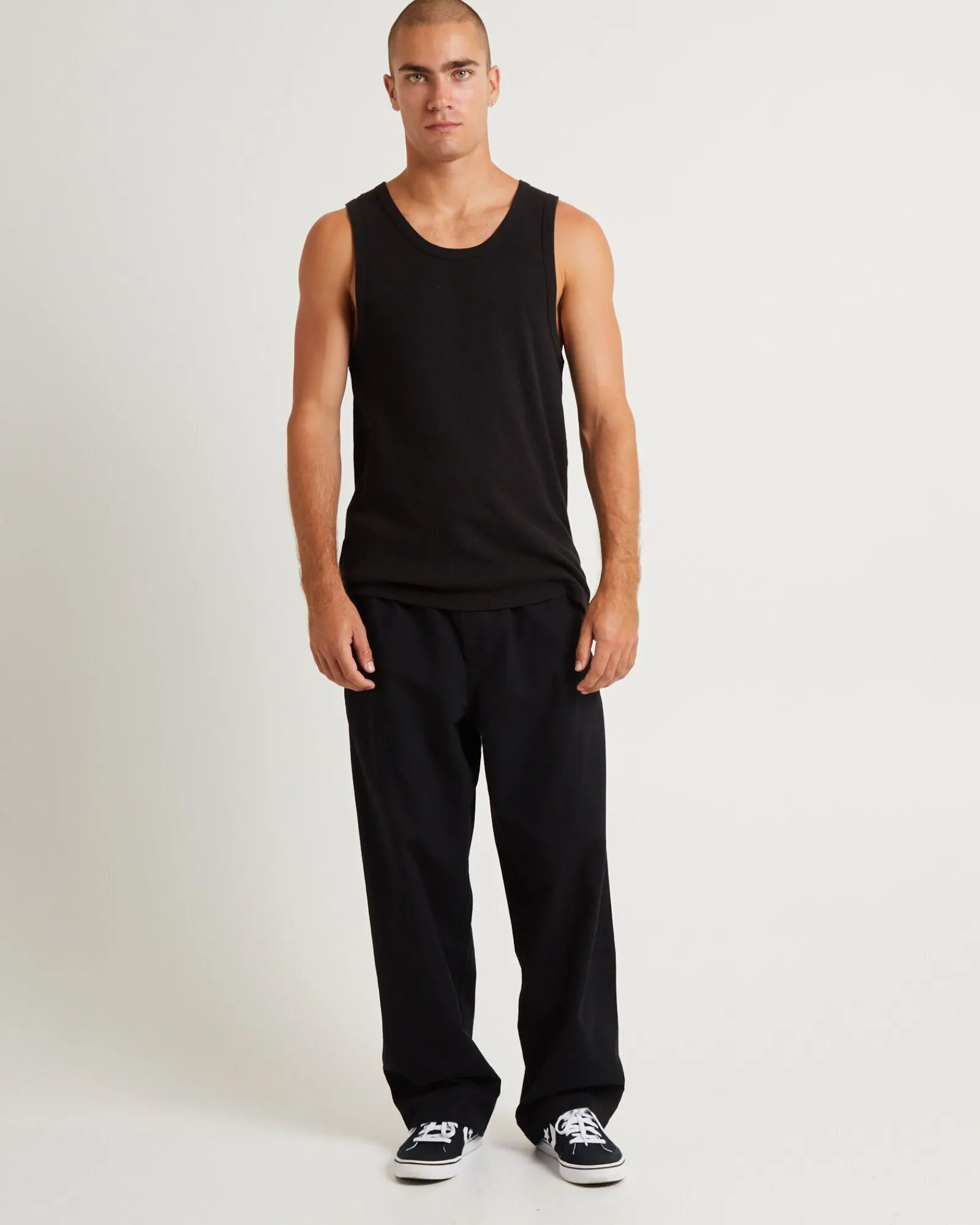 ninety_eights_recycled_el_1.webp Cheap AFENDS Ninety Eights Recycled Elastic Waist Pants Black