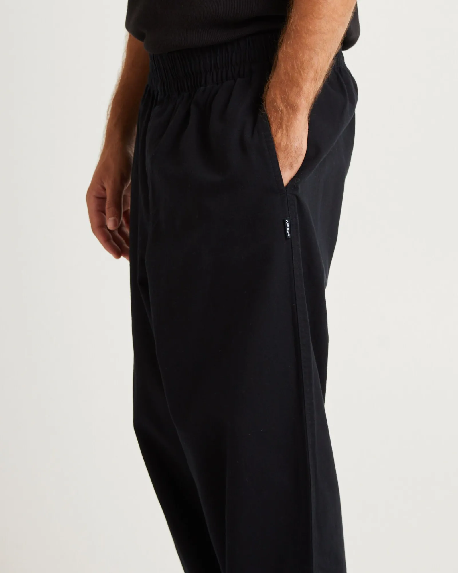 ninety_eights_recycled_el_5.webp Cheap AFENDS Ninety Eights Recycled Elastic Waist Pants Black