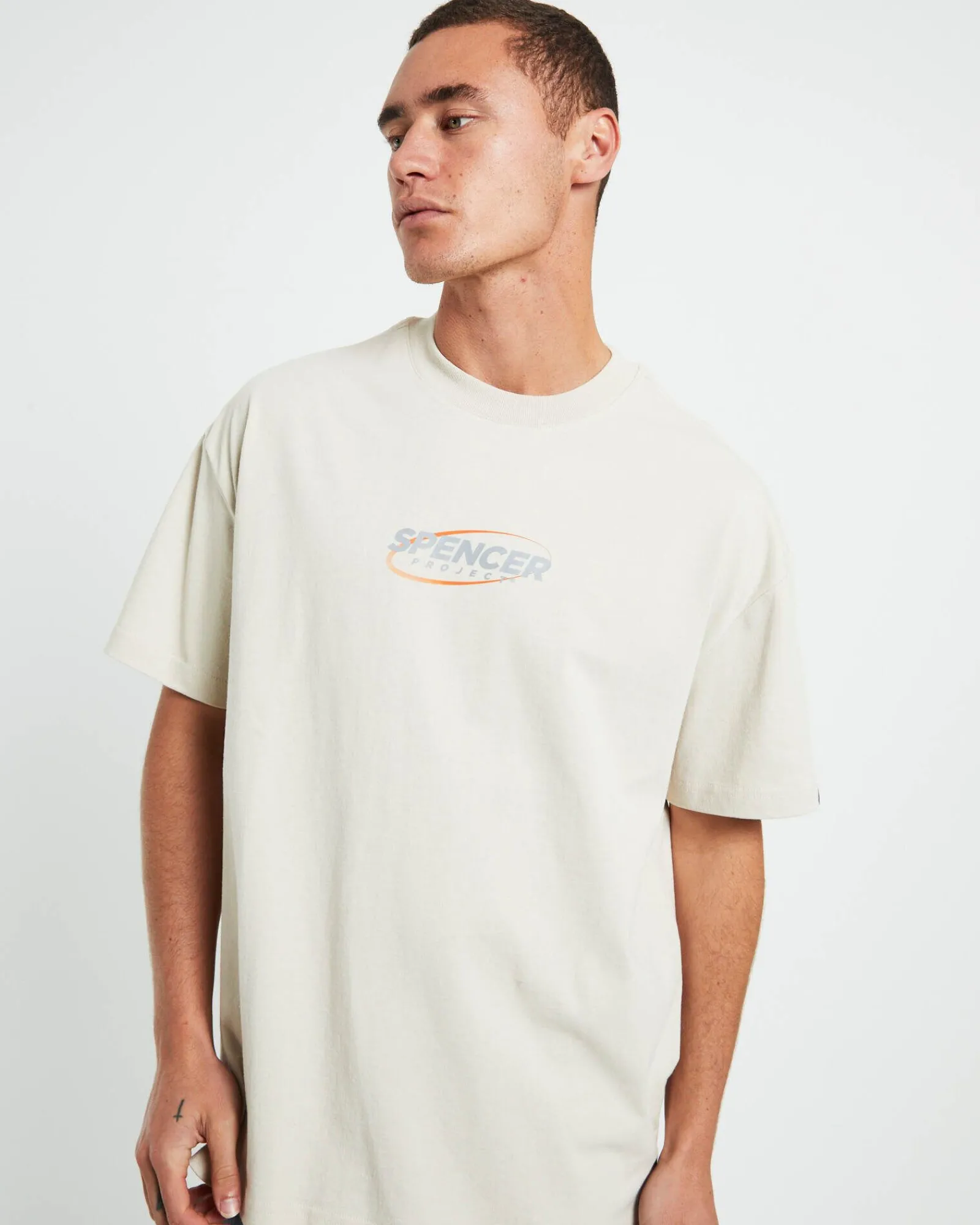nitro_short_sleeve_tshirt_4.webp Flash Sale SPENCER PROJECT Nitro Short Sleeve T-Shirt In Pebble Grey