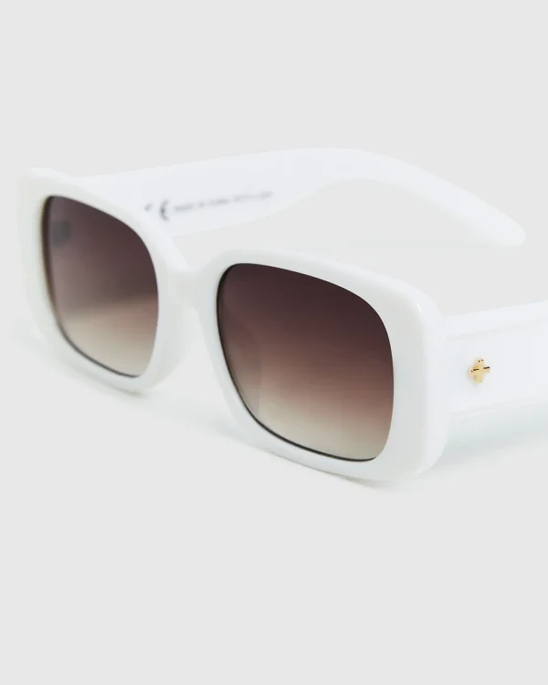 Hot PETA AND JAIN Nova Sunglasses White