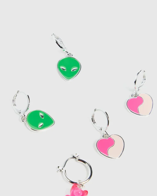 Discount NEON HART Novelty Multi Pack Earrings Assorted