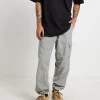 New TAIKAN Nylon Cargo Jogger Pants In Grey