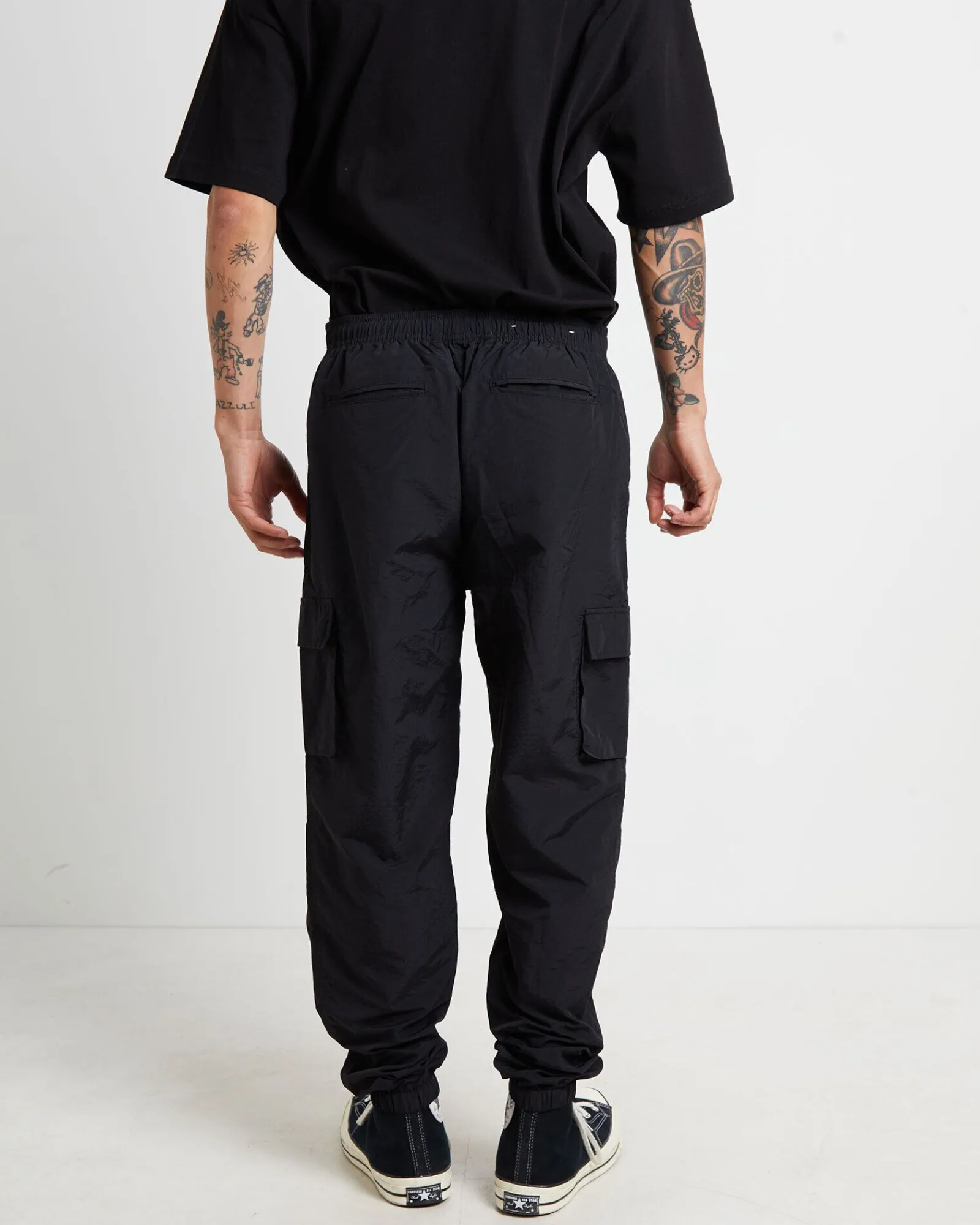 nylon_cargo_jogger_pants__1-1.webp Online TAIKAN Nylon Cargo Jogger Pants In Black