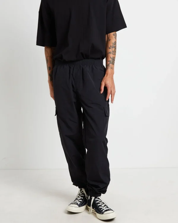 Online TAIKAN Nylon Cargo Jogger Pants In Black