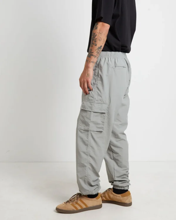 New TAIKAN Nylon Cargo Jogger Pants In Grey