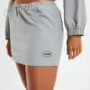 Best Sale X GIRL Nylon Mini Skirt Grey