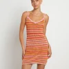 Flash Sale INSIGHT Oasis Crochet Stripe Dress In Assorted