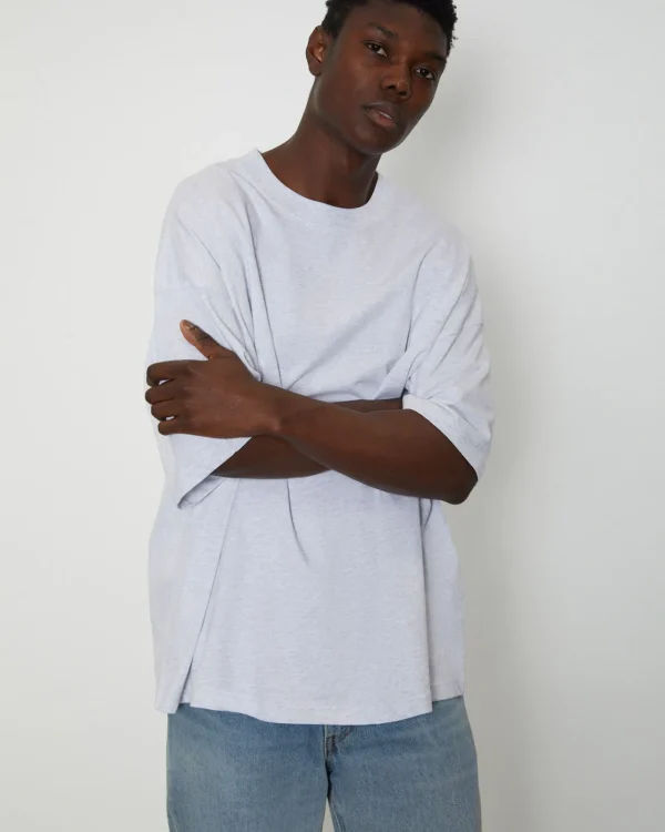 Store GENERAL PANTS CO. BASICS Og Oversized T-Shirt In Frost Marle