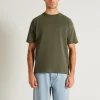 Cheap GENERAL PANTS CO. BASICS Og Skate Short Sleeve T-Shirt In Army Green