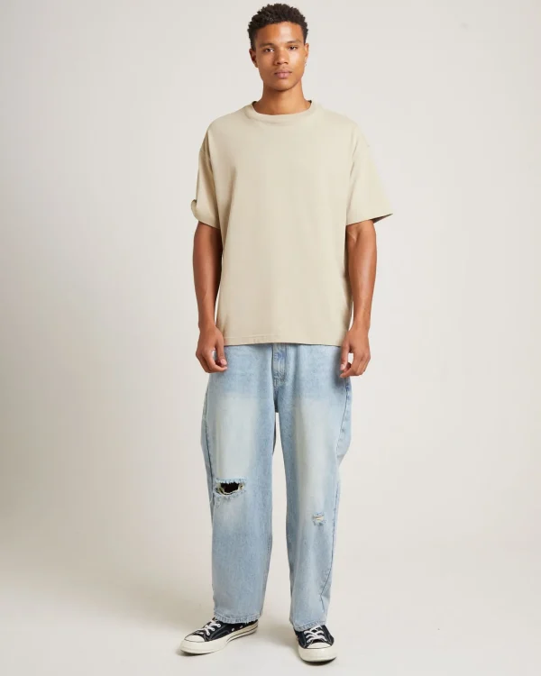 Cheap GENERAL PANTS CO. BASICS O.G. Skate Short Sleeve T-Shirt In Pebble