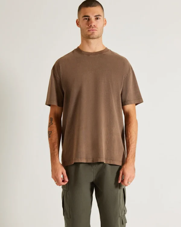 Online GENERAL PANTS CO. BASICS Og Vintage T-Shirt In Umber Brown
