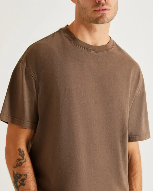 Online GENERAL PANTS CO. BASICS Og Vintage T-Shirt In Umber Brown