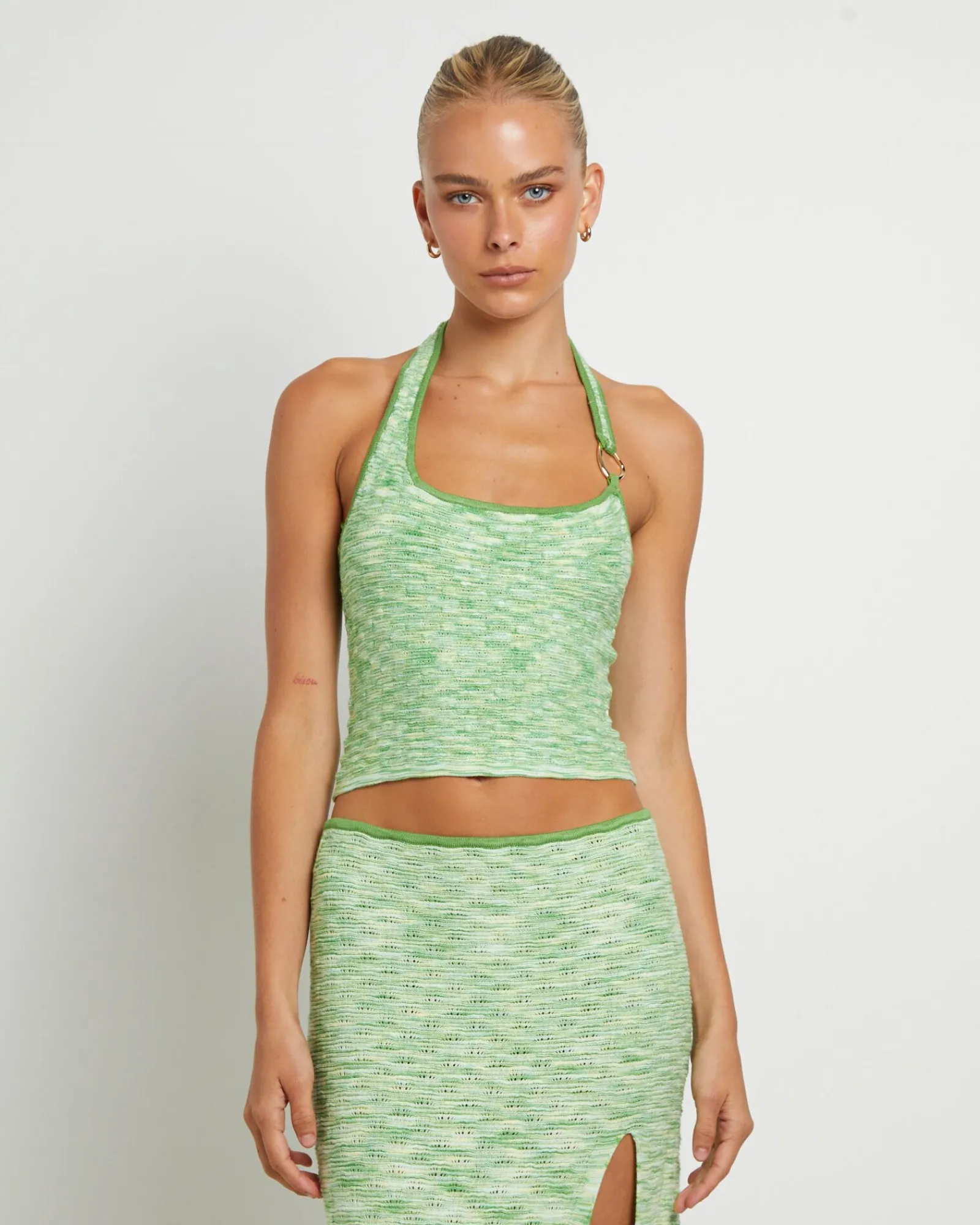 ombre_assymetric_knit_top_0.webp Online ALICE IN THE EVE Ombre Assymetric Knit Top In Citrus
