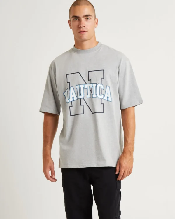 Best NAUTICA Omega Short Sleeve T-Shirt Grey
