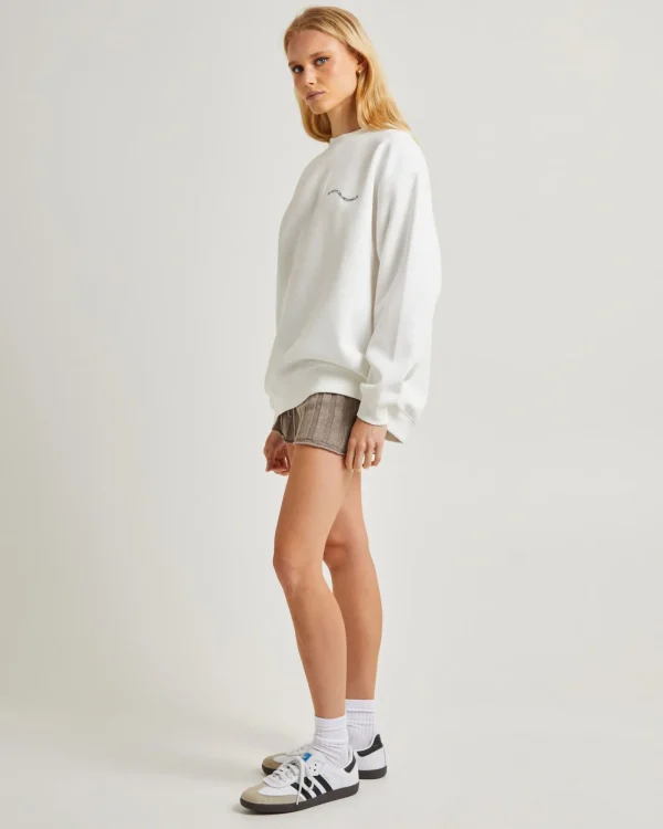 Hot SUBTITLED Oversized Wave Origin Fleece Jumper
