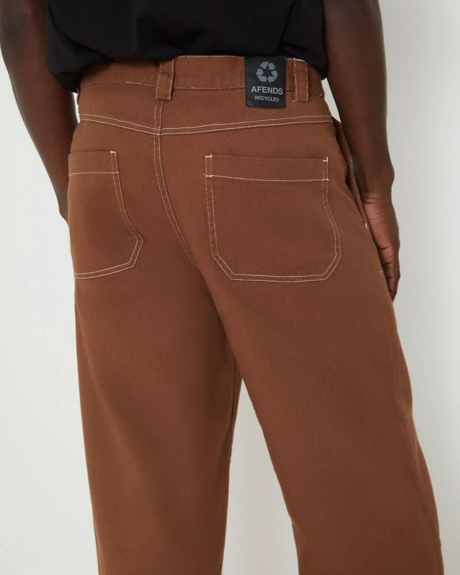 pablo_hemp_baggy_fit_pant_5.webp Discount AFENDS Pablo Hemp Baggy Fit Pants In Toffee Brown
