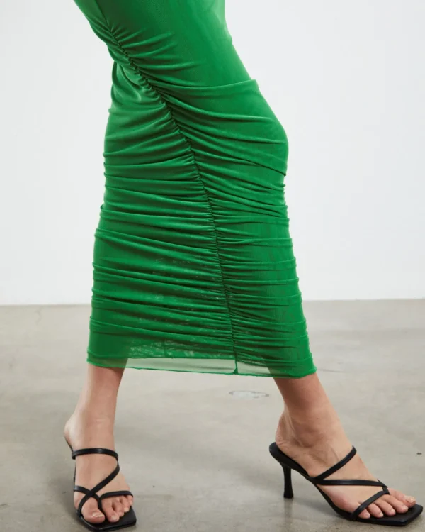 Best SNDYS Palamas Mesh Midi Dress Green