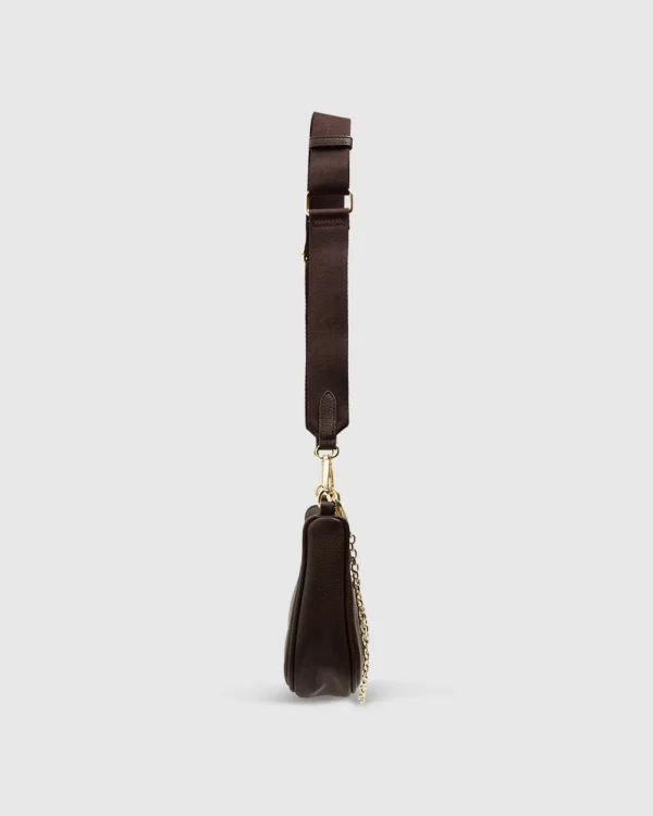 Fashion PETA AND JAIN Paloma Bag Chocolate Brown/Gold