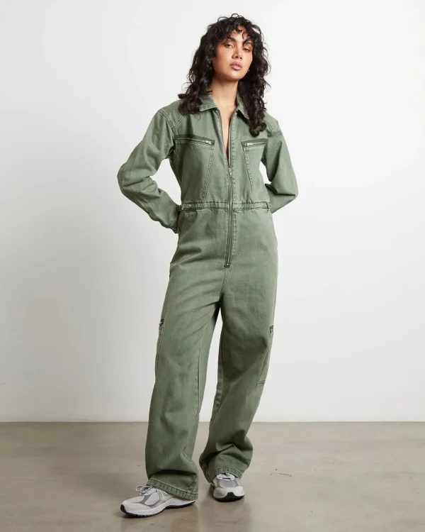 Online INSIGHT Patti Overalls In Forest Green