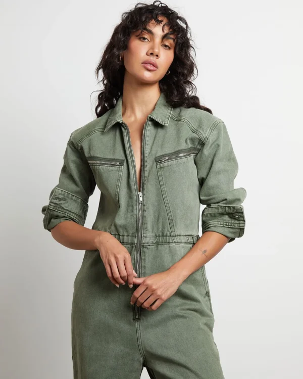 Online INSIGHT Patti Overalls In Forest Green