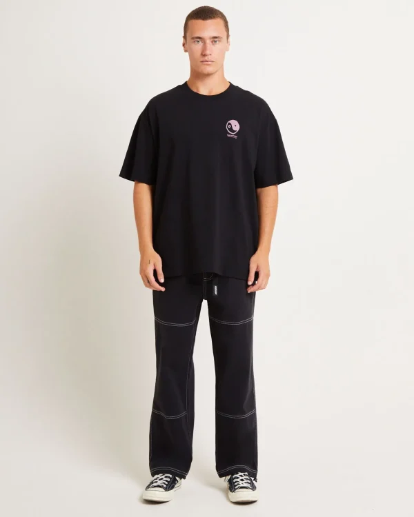 Sale SPENCER PROJECT Peace Corp Short Sleeve T-Shirt In Black