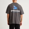 Online SPENCER PROJECT Pegasus Short Sleeve T-Shirt Charcoal