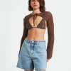Hot INSIGHT Pennie Crochet Bolero In Chocolate Brown