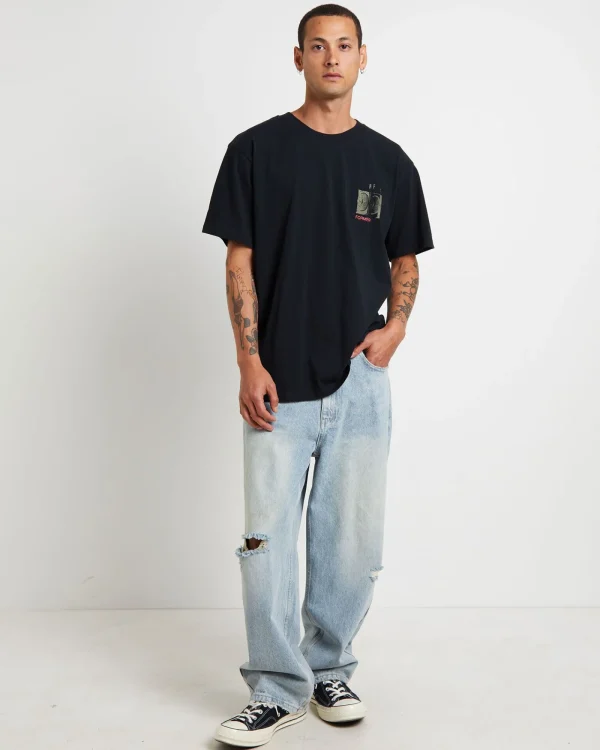 Shop FORMER Pivo Crux Short Sleeve T-Shirt In Black