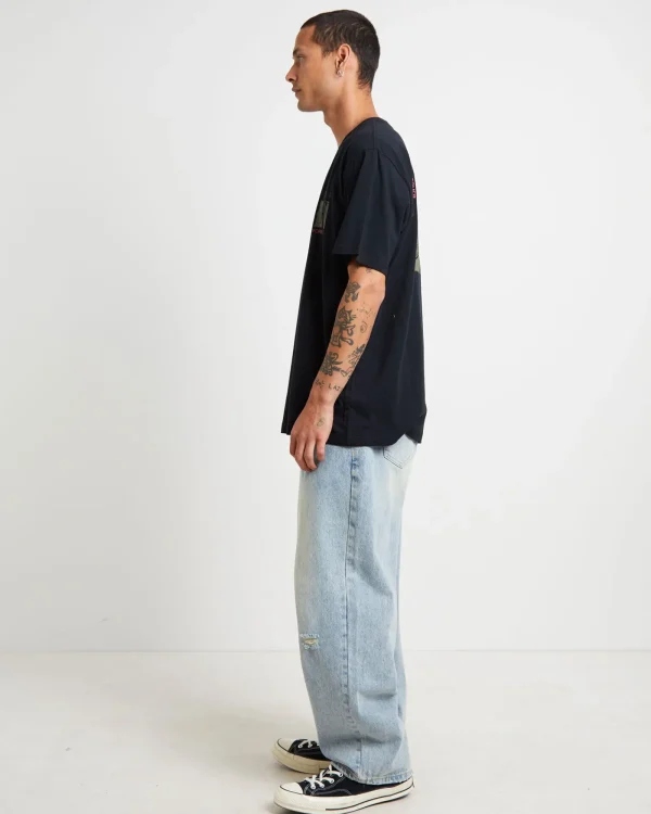 Shop FORMER Pivo Crux Short Sleeve T-Shirt In Black