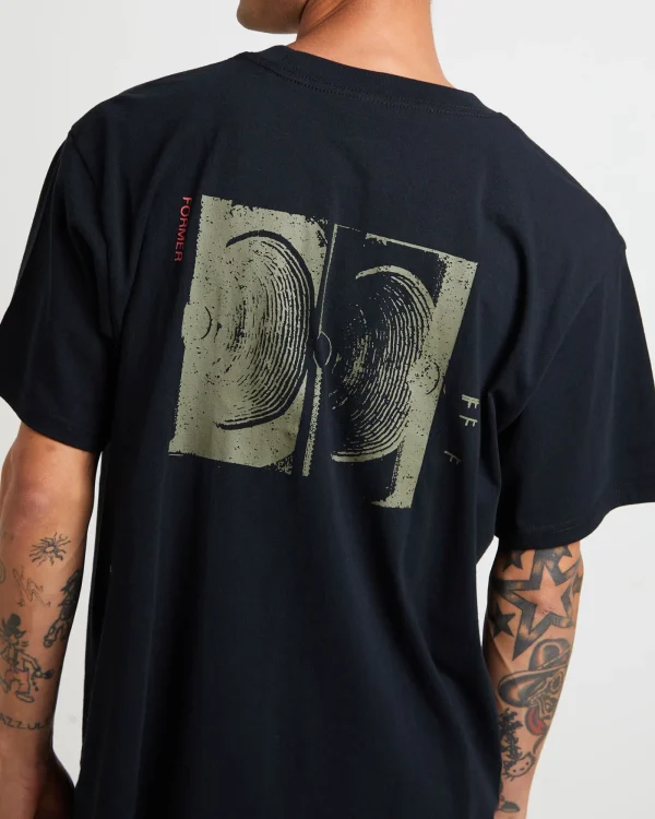 Shop FORMER Pivo Crux Short Sleeve T-Shirt In Black