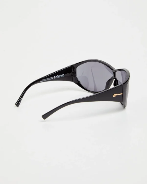 Online LE SPECS Polarity Sunglasses Black/Smoke