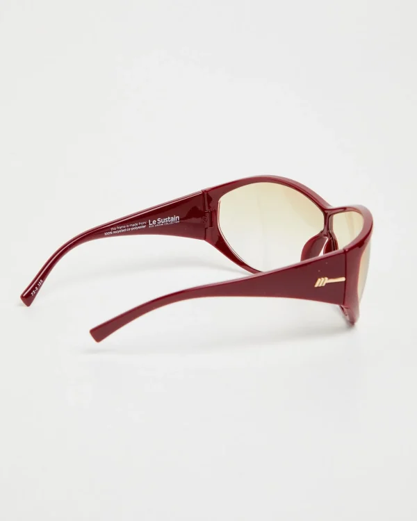Best Sale LE SPECS Polarity Sunglasses Burgundy/Mocha