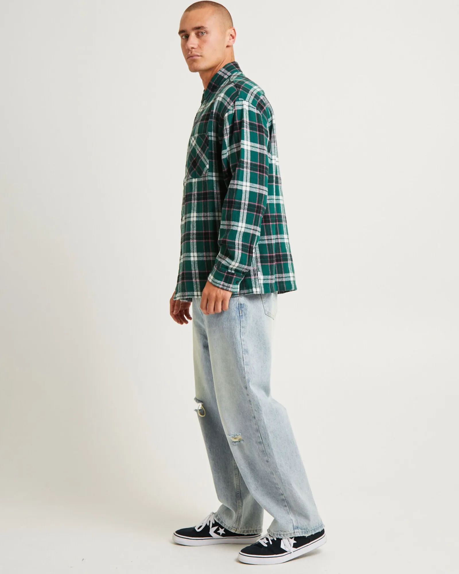 portland_flanno_long_slee_4.webp Fashion SPENCER PROJECT Portland Flanno Long Sleeve Shirt